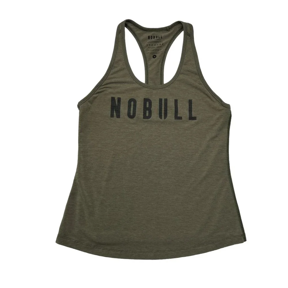 No Bull Women's OD Green Tank Top